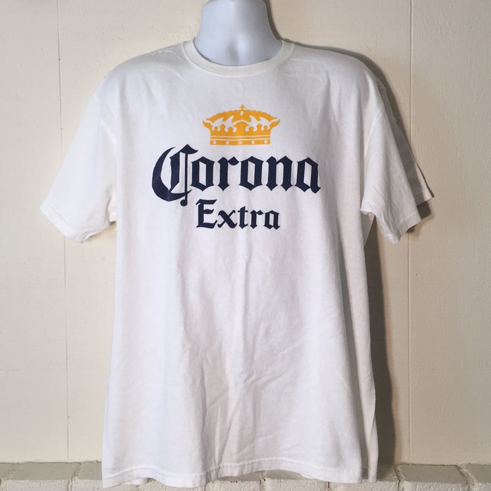CORONA EXTRA T-SHIRT WHITE COLOR EXTRA LARGE.